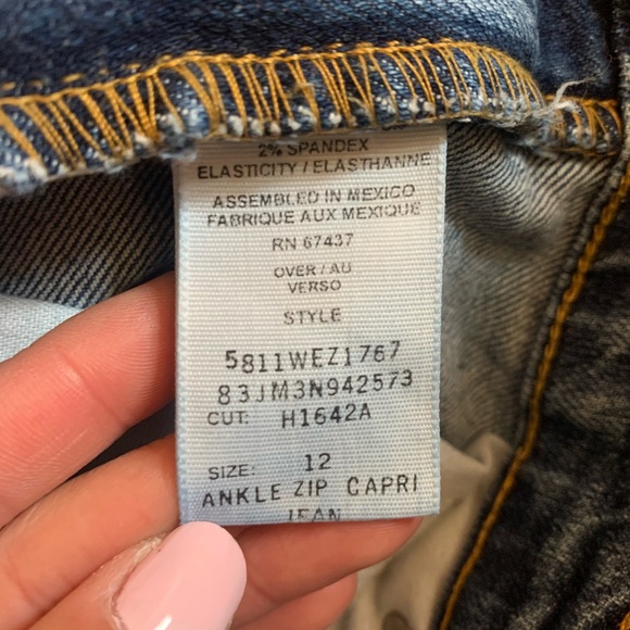 Ralph Lauren Ankle Zip Capri Jeans - Picture 8 of 8